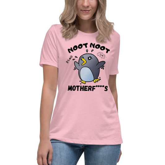 Pinguin Noot Noot Motherf****s - Lockeres Damen T-Shirt