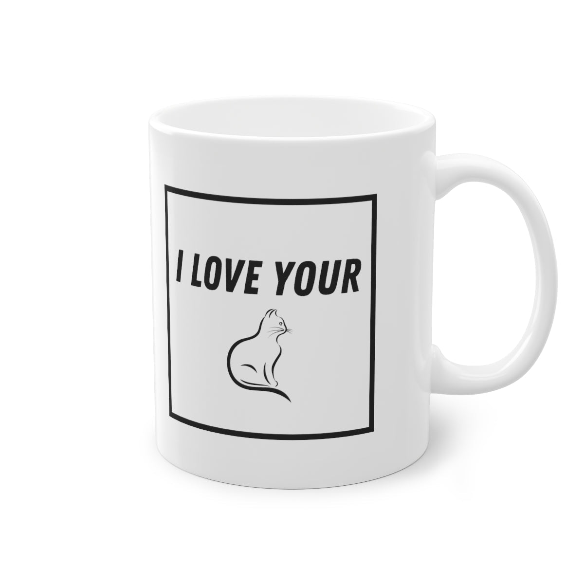 Tasse Geschenk bedruckt | I Love your Pussy | Kaffeetasse | Geschenk | Geschenkidee für die Kaffeejunkies
